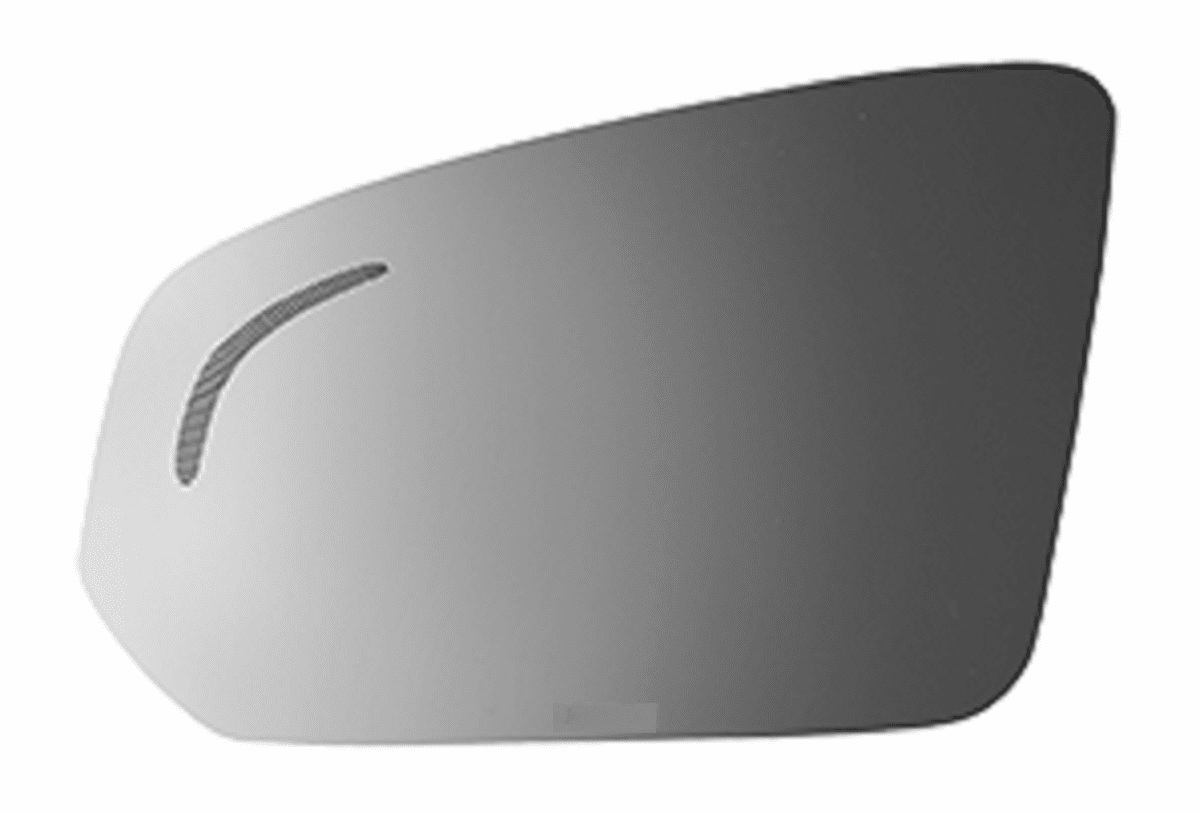 Volvo V60 2019 Left Driver Side Mirror Glass with Blind Spot & Cross Path Icons