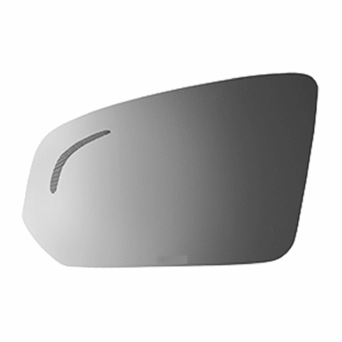 Volvo V60 Cross Country 2019 Left Driver Side Mirror Glass with Blind Spot & Cross Path Icons