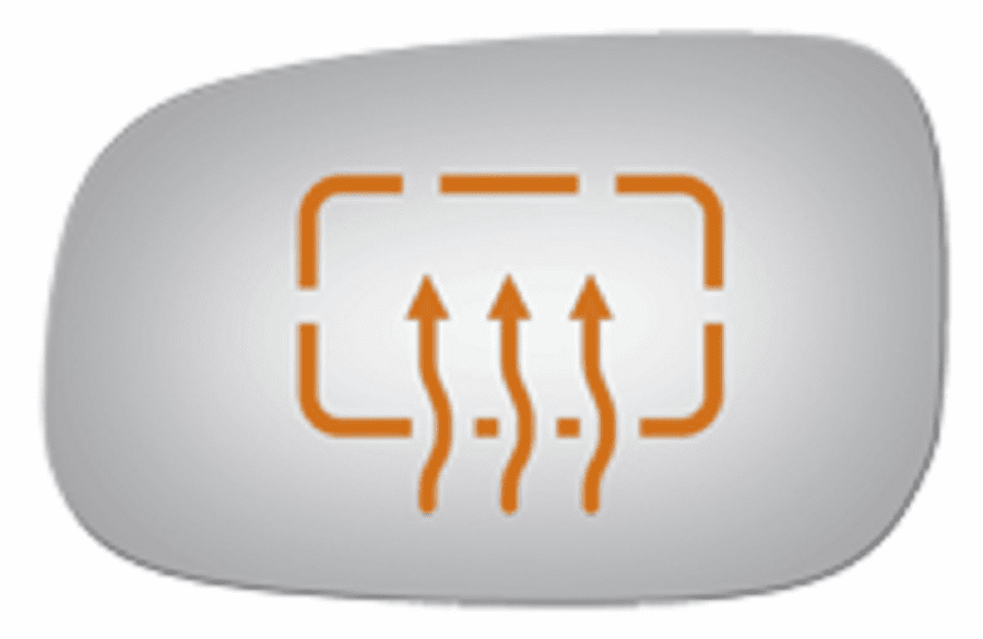 Volvo V70 2007 Driver Side Heated Mirror Glass