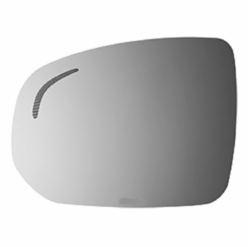 Volvo V90 2018 2019 Left Driver Side Mirror Glass with Blind Spot & Cross Path Icons