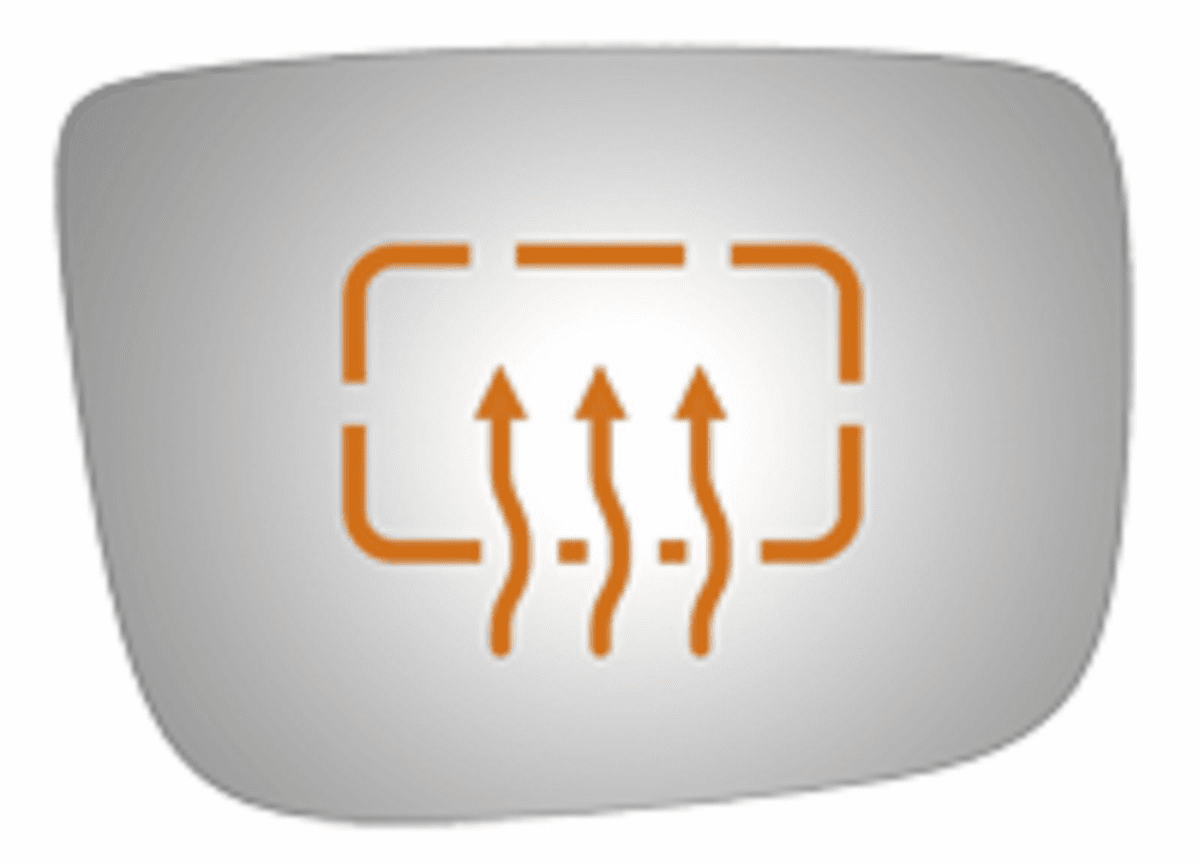 Volvo XC60 2017 Passenger Side Mirror Glass Heated