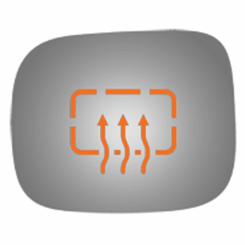 Volvo XC70 2016 Driver Left Side Mirror Glass Heated  