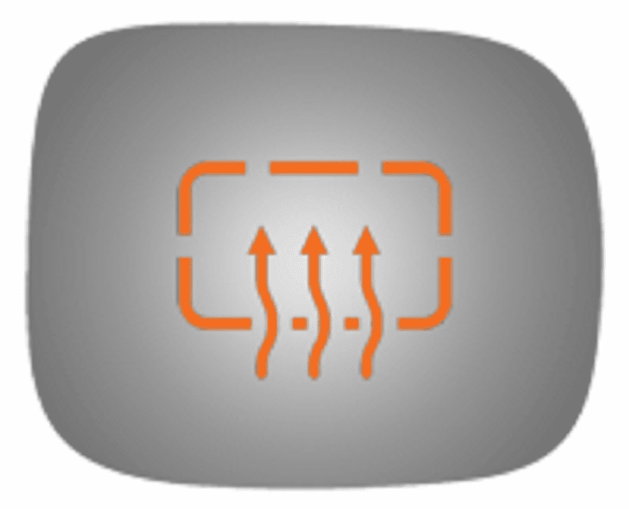 Volvo XC90 2010 Passenger Side Door Heated Mirror Glass 