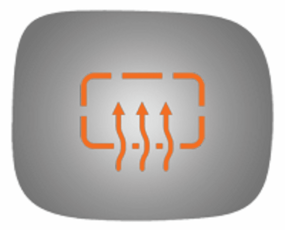 Volvo XC90 2012 Passenger Side Heated Mirror Glass 