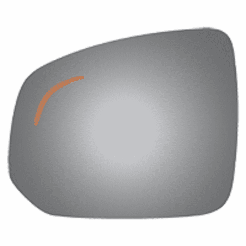  Volvo XC90 2017 Driver Left Side Mirror Glass Blind Spot Icon