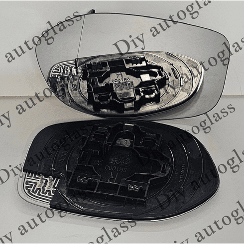 2014-2017 Honda Odyssey Driver Side Heated Mirror Glass w/Backing Plate