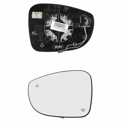 17-24 Chrysler Pacifica /Voyager Driver Side Mirror Glass w/Spotter