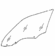 1987-1991 Toyota Camry Front Door Glass Driver Side Replacement Window
