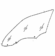 1987-1991 Toyota Camry Front Door Glass Passenger Side Replacement