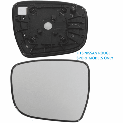 2017-2022 Nissan Rogue Sport Driver Side Mirror Glass Non-Heated