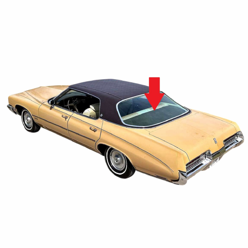 Back Glass Buick Centurion 1971-1974 4 Door Hardtop