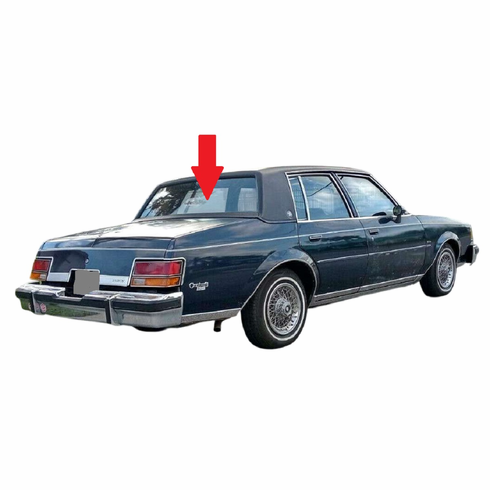 Back Glass Buick Century 1980-1981 4 Door Sedan