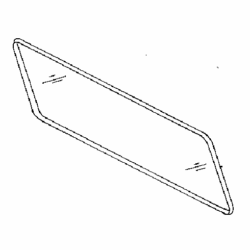 Back Glass Jeep Cherokee 1997-2001 4 Door Utility