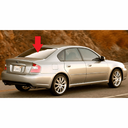 Back Glass Subaru Legacy 2005-2009 4 Door Sedan 