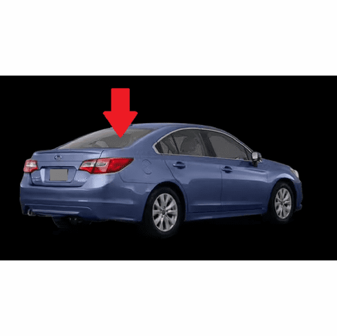 Back Glass Subaru Legacy 2015-2019 4 Door Sedan 
