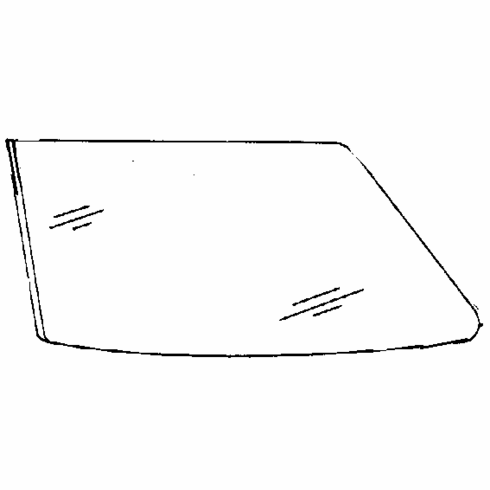 Back Glass Toyota Camry 1987-1991 4 Door Sedan