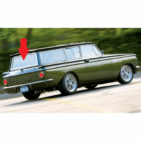 Back Window Glass American Motors American 2 Door Station Wagon 1962-1963