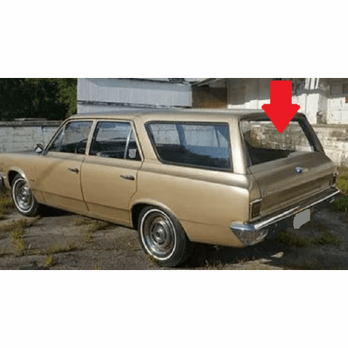 Back Window Glass American Motors American 4 Door Station Wagon 1964-1969
