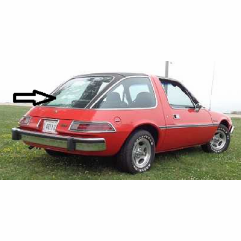 Back Window Glass American Motors Pacer 2 Door Coupe 1975-1977