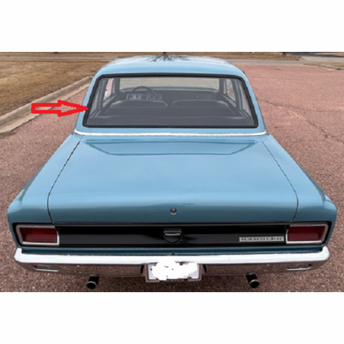 Back Window Glass American Motors Rambler 4 Door Sedan 1968-1969
