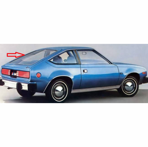 Back Window Glass American Motors Spirit 2 Door Coupe 1981-1984
