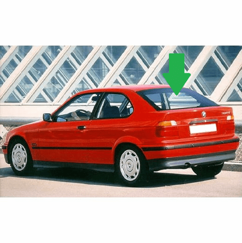Back Window Glass BMW 318 2 Door Hatchback 1995-1999