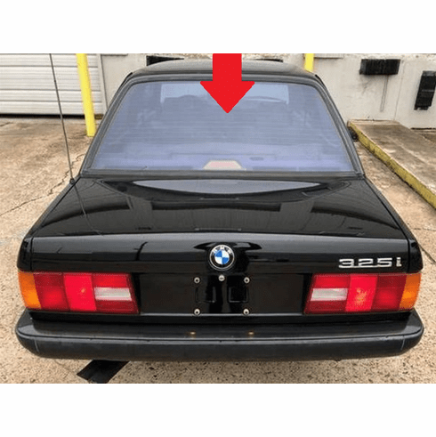 Back Window Glass BMW 318 2 Door Sedan 1984-1991