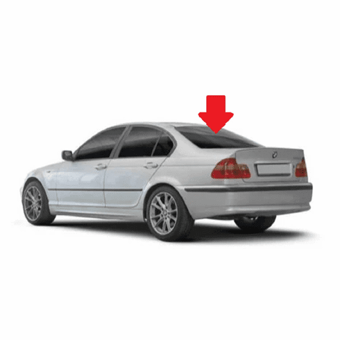 Back Window Glass BMW 330 4 Door Sedan 2001-2005