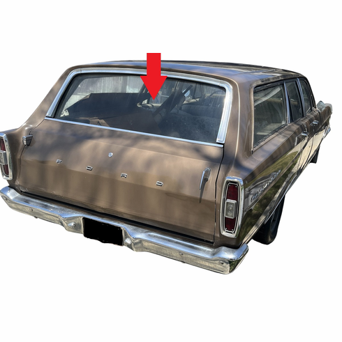 Back Window Glass Ford Fairlane 4 Door Station Wagon 1966-1971