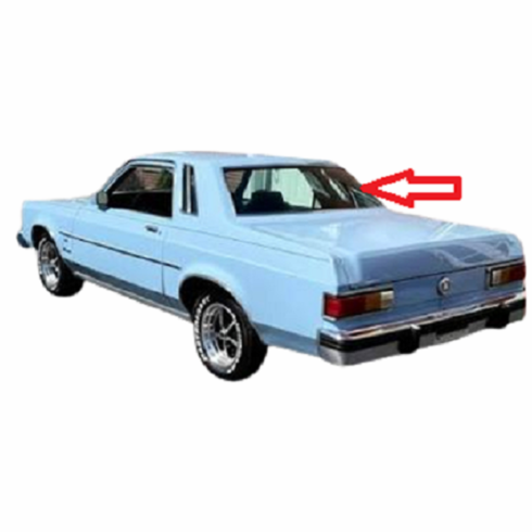 Back Window Glass Ford Granada 2 Door Sedan 1975-1980