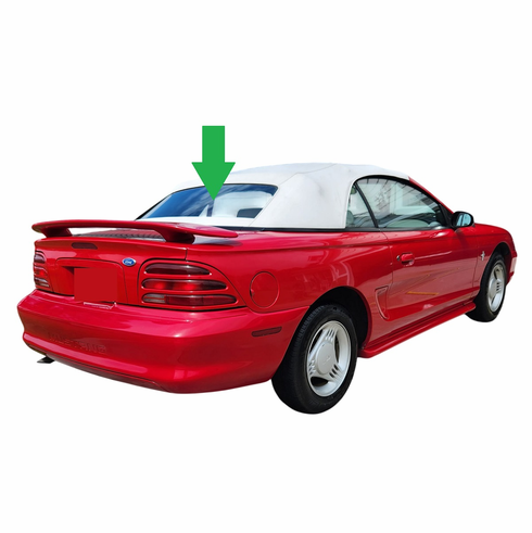 Back Window Glass Ford Mustang 2 Door Convertible 1994-1995