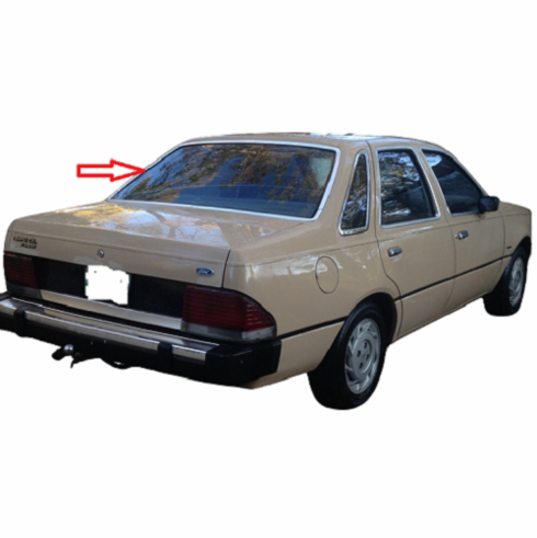 Back Window Glass Ford Tempo 2 Door Sedan 1986-1994