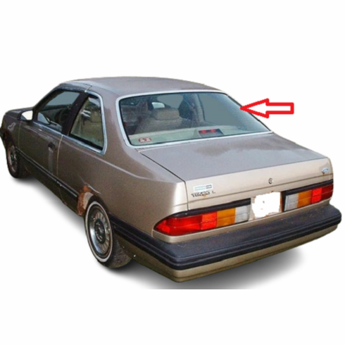 Back Window Glass Ford Tempo 2 Door Sedan 1988-1994