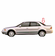 Back Window Glass Hyundai Sonata 4 Door Sedan 1995-1998