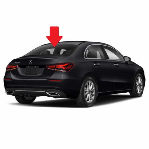 Back Window Glass Mercedes Benz A-Class 4 Door Sedan 2019-2022