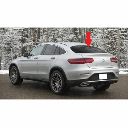 Back Window Glass Mercedes Benz GLC Class 4 Door Coupe 2017-2022