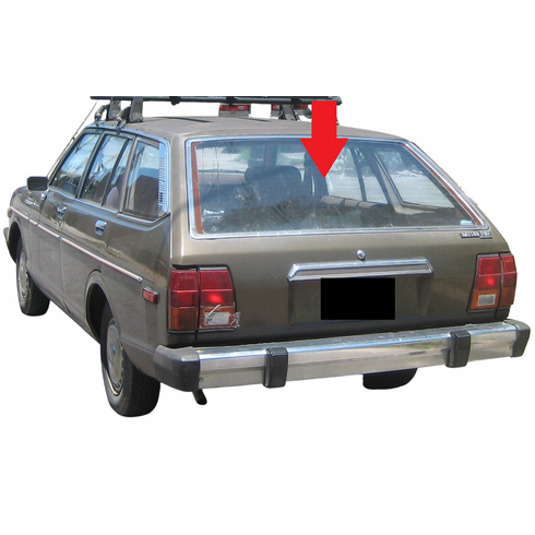 Back Window Glass Nissan 210 4 Door Station Wagon 1979-1982