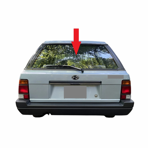 Back Window Glass Subaru GL-10 4 Door Station Wagon 1985