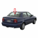 Back Window Glass Suzuki Esteem 4 Door Sedan 1995-2002