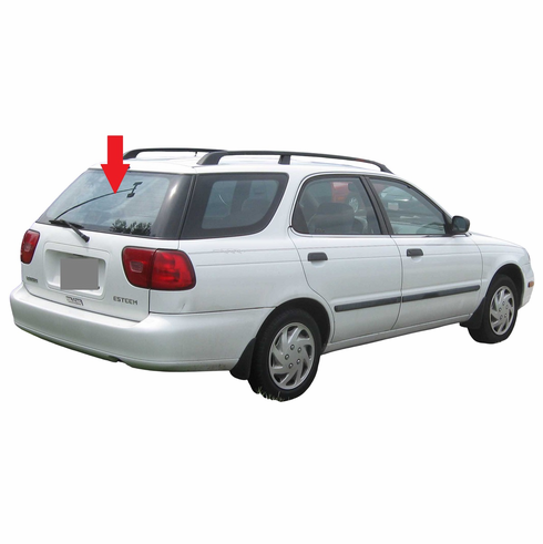 Back Window Glass Suzuki Esteem 4 Door Station Wagon 1998-2002