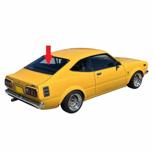 Back Window Glass Toyota Corolla 2 Door Hardtop 1975-1979