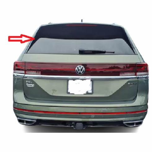 Back Window Glass Volkswagen Atlas 4 Door Utility 2024-2026