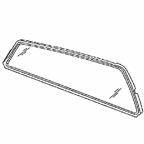 1988-1993 GMC Truck Classic Pickup C2500 Rear Back Glass Replacement Window