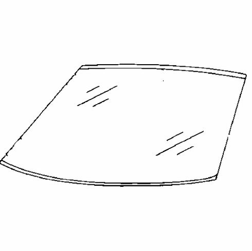 DIY Back Glass Dodge Shadow 2 Door Hatchback 1987-1994