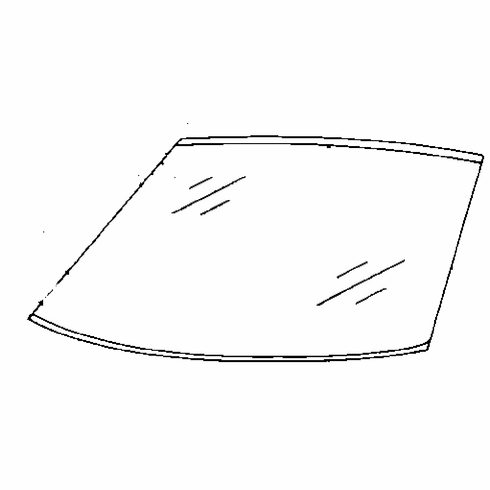 DIY Back Glass Dodge Shadow 4 Door Hatchback 1987-1994