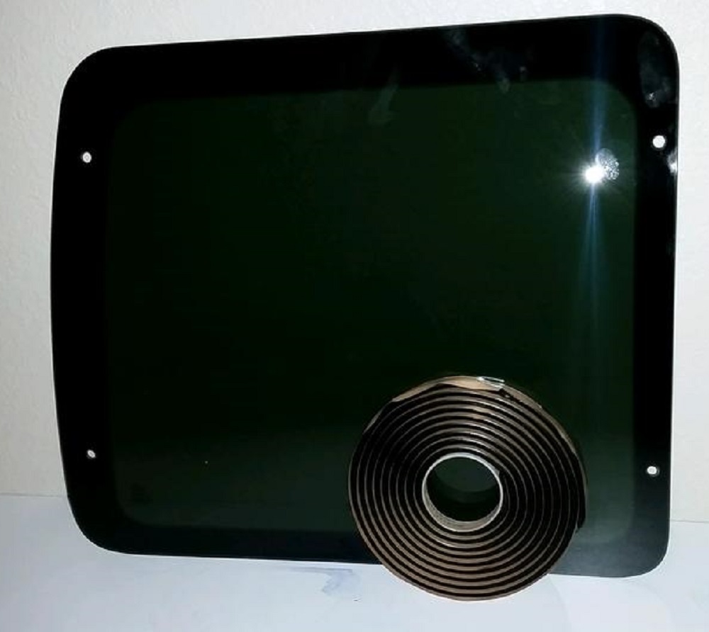 Back Window Glass Driver Side Ford Econoline 3 Door Van 2007