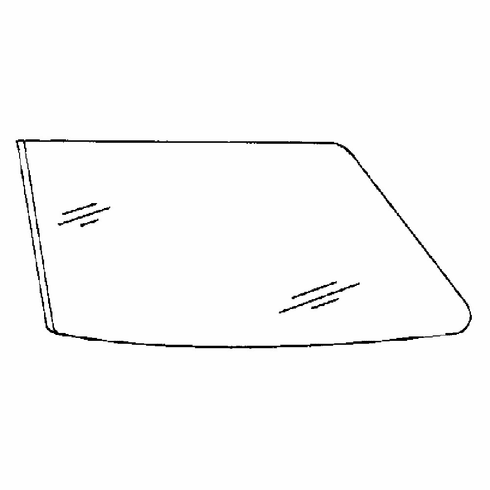 DIY Back Window Glass Dodge Aries 2 Door Sedan 1985-1988