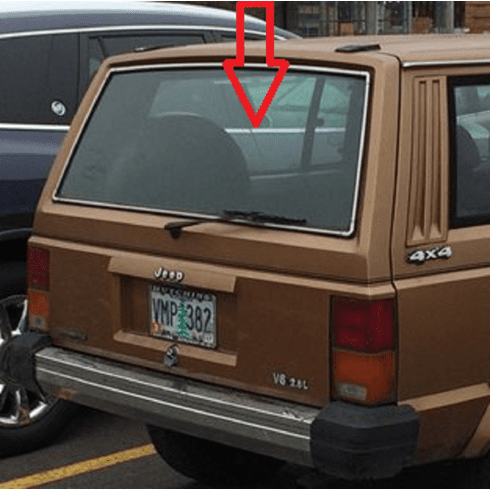 DIY Back Window Glass Jeep Cherokee 4 Door Utility 1984-1985