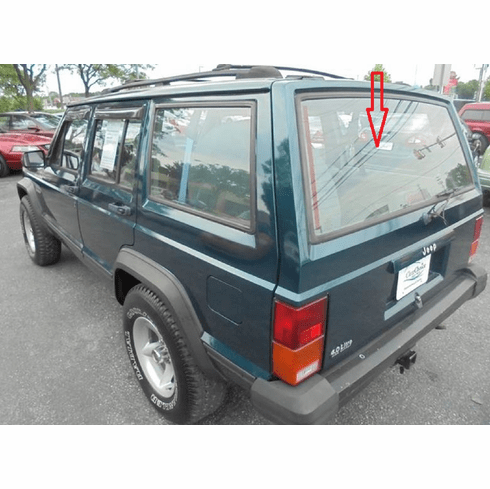 DIY Back Window Glass Jeep Cherokee 4 Door Utility 1995-1996