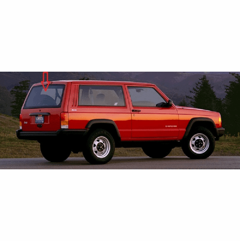 DIY Back Window Glass Jeep Cherokee 4 Door Utility 1997-2001